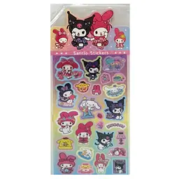 Декоративні наклейки "Sanrio Stickers" Bambi SZ240906-4 з блискітками