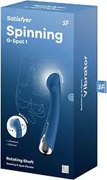 Вібратор Satisfyer Spinning G-Spot 1 16.5 см синій - мініатюра 10