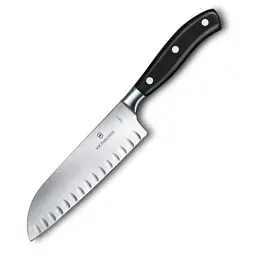 Кухонний ніж Victorinox Grand Maitre Santoku 17 см Black (7.7323.17G)