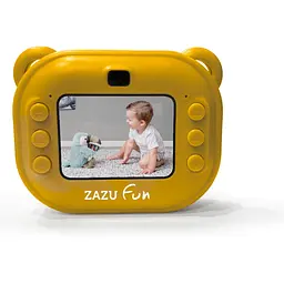 Дитяча цифрова камера Zazu з миттєвим друком жовта (ZA-INSTANTCAMERA-01) - мініатюра 3