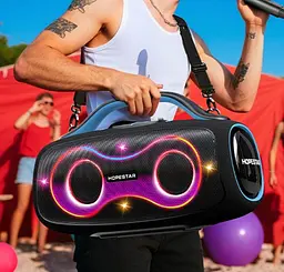 Портативна Bluetooth-колонка Hopestar Party 168 Black - мініатюра 2