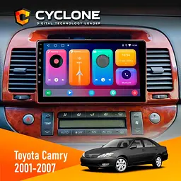 Штатна магнітола Toyota Camry 30 2001-2007 Cyclone C9-001 2x32 CPL Cyclone (НФ-00003189)