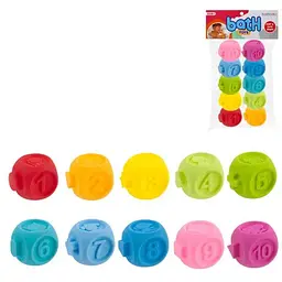 Набір іграшок для ванної конструктор текстури фігури. BATH TOYS 31х17х5 см det0006581