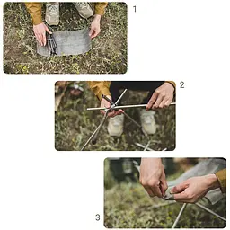 Чаша для багаття Naturehike NH20SK001 20CJ складана - мініатюра 4