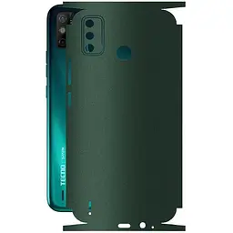 Защитная пленка StatusSKIN для Tecno Spark Go 2020 Корпус Винил Зеленая матовая