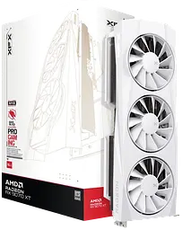 Відеокарта AMD Radeon RX 9070 XT 16GB XFX Quicksilver White (RX-97TQICKW9)