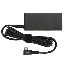 Блок живлення для ноутбука HP TYPE-C 45W, black, L-подібний роз'єм, black, Rectangular - мініатюра 3