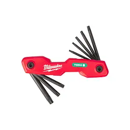 Набір ключів складних шестигранних TORX MILWAUKEE, (T9/T10/T15/ T20/T25/T27/ T30/T40) (8шт)