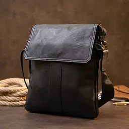 Чоловіча шкіряна сумка Vintage 21,8х27х2,5 см sum0013970 - мініатюра 6