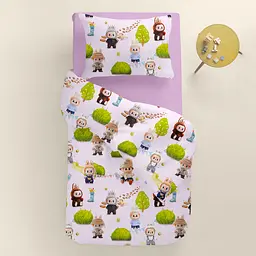 Дитяча постільна білизна Cosas LABUBU CS7 110х140см (LabubuRose_46Camellia_140) - мініатюра 2