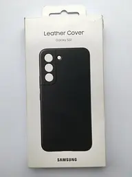 Чохол шкіряний оригінальний Official Leather Cover EF-VS901LBEGRU для Samsung Galaxy S22 (6.1") Black - мініатюра 3