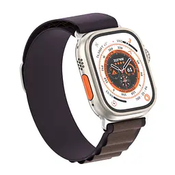 Ремінець для Apple Watch 49/46/45/44/42 (Series 1-3), фіолетовий, Alpine Loop Alpina Band, тканинний поліестеровий ремінець для смарт-годин, дихаючий, для активного відпочинку та спорту, ArmorStandart (ARM81043) - мініатюра 2