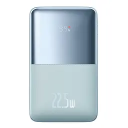 Акумулятор зовнішній Baseus Bipow Pro Digital Display 20000 mAh 22.5W PPBD030003 / PPBD2-20 блакитний - мініатюра 3