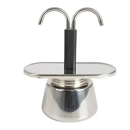 Кавоварка Bo-Camp Stainless Steel 2-cups Silver (2200545) - мініатюра 2