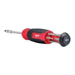 Викрутка зі змінними вставками 14-в-1 (PH/PZ/SL/TX/HEX) MILWAUKEE (PH1 / PH2 / PZ1 / PZ2 / T10 / T15 / T20 / T25 / Hex 3 / Hex 4 - мініатюра 3