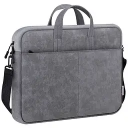 Сумка для ноутбука Defender 15.6" Solid PU gray (26088)