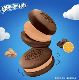 Тістечка Oreo Cloud Sandwich Soft Cakes Peanut Butter 264г - мініатюра 3