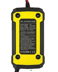 Розумний зарядний пристрій 12 V 6 A для гелевих, кислотних, AGM акумуляторів - мініатюра 3