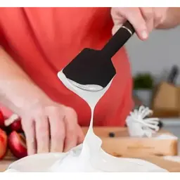 Лопатка кухонна KitchenAid Classic для тіста 30 см чорний (KHH031OHOBE) - мініатюра 2