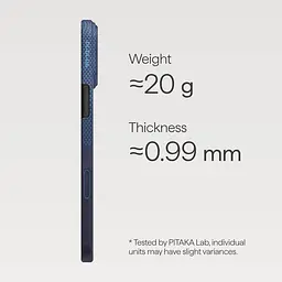 Чохол Pitaka Ultra-Slim для Apple iPhone 17 Pro Max Over the Horizon (KI1704OPM) [153515] - мініатюра 5