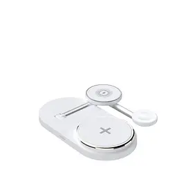 Зарядний пристрій Armorstandart Wireless Charging H101 3 in 1 Magnetic White (ARM78102) - мініатюра 3