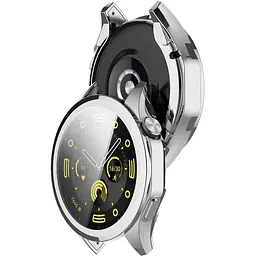 Чохол-накладка DK Silicone Face Case для Huawei Watch GT 4 46mm (silver) - мініатюра 2
