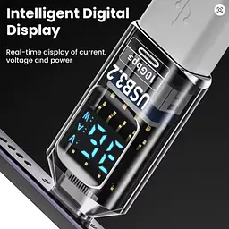 Перехідник OTG USB 3.2 AF to USB-C M 10Gbps QC 36W with display XoKo (AC-322UTC) - мініатюра 4