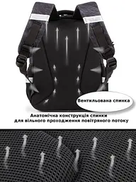 Ортопедичний шкільний рюкзак 6 в 1 для хлопчика School Standard 38х30х18 см з Машиною для першокласника (SET 170-76) - мініатюра 6