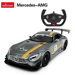 Машинка-трансформер на радіоуправлінні Mercedes-Benz GT3 1:14 сірий RASTAR + пульт - мініатюра 6