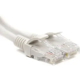 Патч-корд PowerPlant Cat5E UTP 25 м, білий