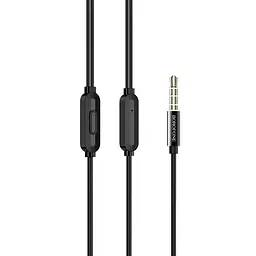 Провідні вакуумні навушники Borofone BM52 Revering, 3.5mm, 1.2m, Чорний - мініатюра 2