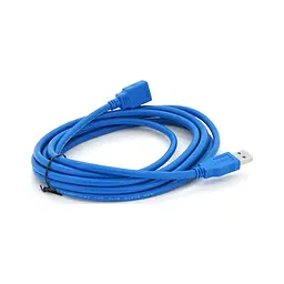 Дата кабель USB 3.0 AM/AF 3.0m blue Voltronic (YT-3.0AM\AF-3.0BL) - мініатюра 2