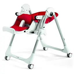 Стільчик для годування Peg-Perego Prima Pappa Follow Me Fragola, червоний (IH01000000BL59) - мініатюра 5
