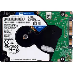 Жорсткий диск 2.5` WD Blue HDD 2TB SATA 128MB (WD20SPZX) [106842] - мініатюра 3
