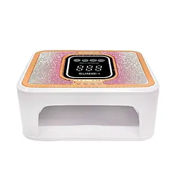 UV-LED лампа для манікюру SUN AB-4 288W акумуляторна — професійна лампа для сушіння гель-лаку з дисплеєм - мініатюра 2