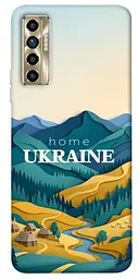 TPU чохол Demsky Ukraine home для TECNO Camon 17P