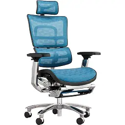 Офісне крісло GT Racer X-809L (W-55), синє (X-809L Blue (W-55))