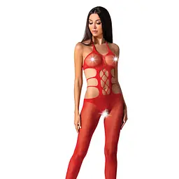 Еротичний бодістокінг Passion BS084 red - мініатюра 1