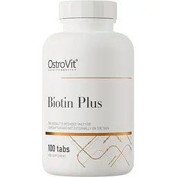 Витамины и минералы OstroVit Biotin Plus 100 таблеток