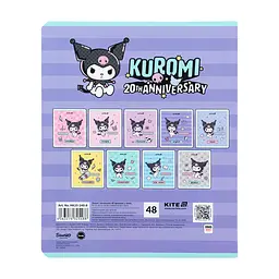 Зошит Kite предметний Kuromi 48 аркуші, лінія, английська мова (HK25-240-8) - мініатюра 7