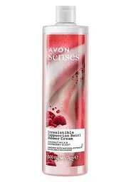 Крем-гель для душу Avon з ароматом кокосового молока та малини, 500 мл - мініатюра 1