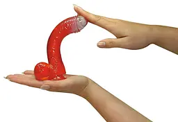Фалоімітатор Orion Jolly Buttcock 17 см червоний - мініатюра 2