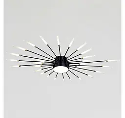 Світлодіодна люстра стельова Artlight 6472/28BK, 19 Вт, чорна - мініатюра 3