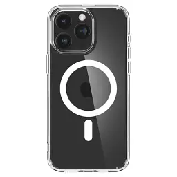 Чохол Spigen Ultra Hybrid (MagFit) White для iPhone 15 Pro (ACS06715) - мініатюра 2