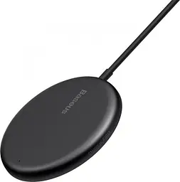 Бездротовий зарядний пристрій Baseus Simple Mini Magnetic Wireless Charger Black (WXJK-F01) [57329] - мініатюра 4