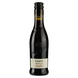 Набір вино Canti Merlot Terre Siciliane червоне сухе 0.75 л +  вино Canti Merlot Terre Siciliane червоне сухе 0.25 л - мініатюра 3