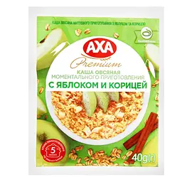 Упаковка каші АХА з яблуком і корицею 40 г х 20 шт - мініатюра 2