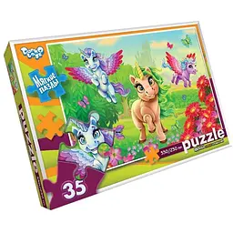М'які пазли Єдинороги Danko Toys S35-10-06, 35 елементів