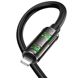 Дата кабель Hoco U143 Joy 4in1 USB to Lightning/Type-C to Type-C 240W (1.2m) Black - мініатюра 6