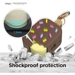 Чохол Elago Ice Cream Case Dark Brown for AirPods Pro 2nd Gen (EAPP2-ICE-DBR) - мініатюра 3